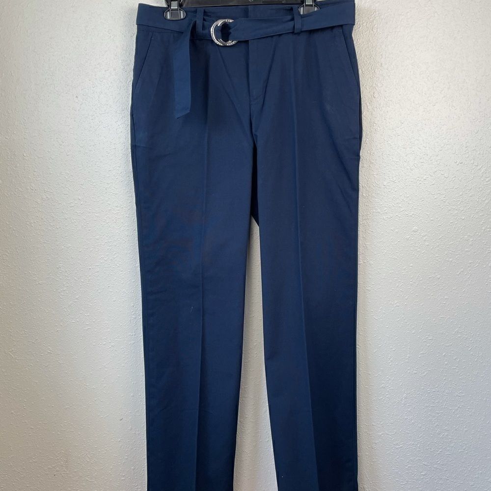 NWT Lauren Ralph Lauren Navy Blue Pants Size 10